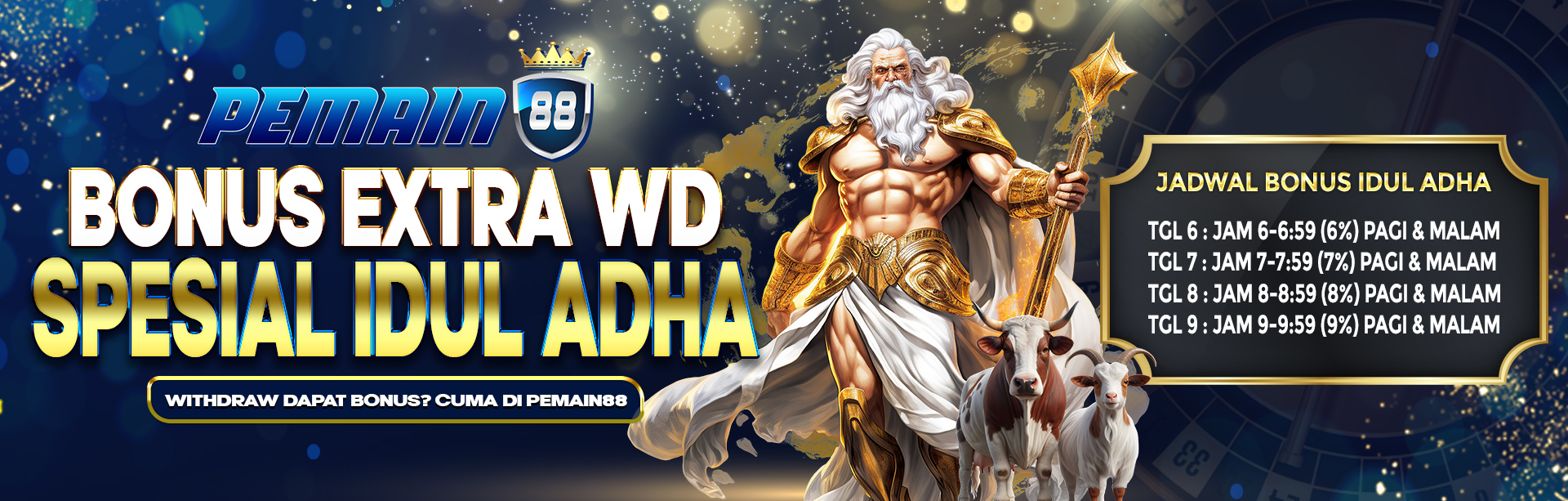 BONUS EXTRA WITHDRAW SPESIAL IDUL ADHA