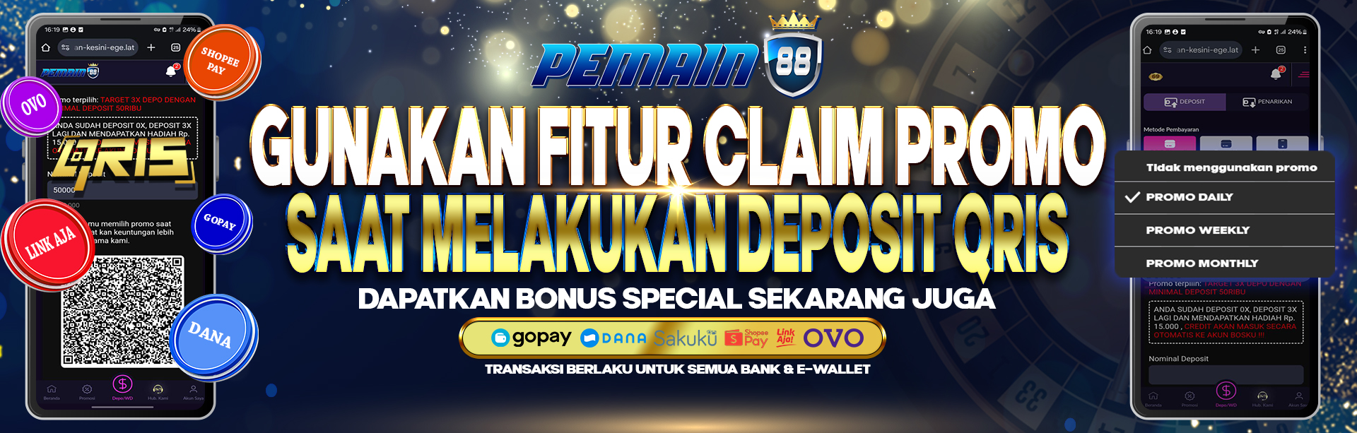 FITUR CLAIM PROMO VIA QRIS	