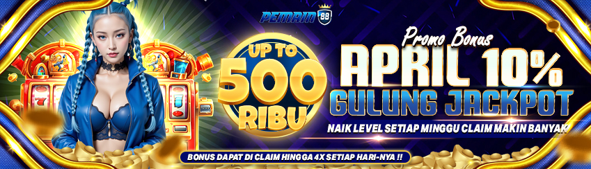 BONUS APRIL GULUNG JACKPOT 10%